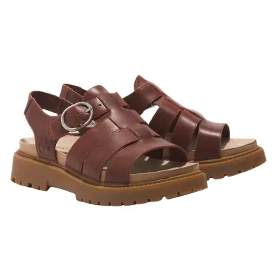 Timberland Tb0A5Zkz Clairemont Way Kahverengi Kadın Sandalet - 1