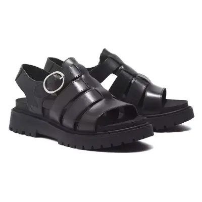 Timberland Tb0A5Zkz Clairemont Way Fisherman Siyah Kadın Sandalet 