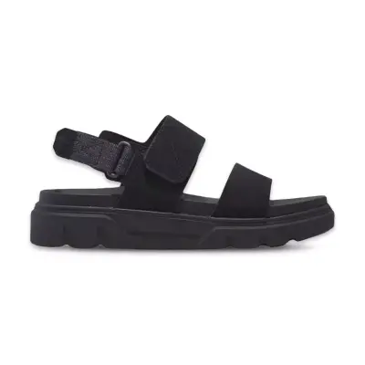 Timberland Tb0A61N4 Greyfield Sandal Backstrap Sandal Süet Siyah Kadın Sandalet - 1