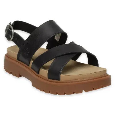 Timberland Tb0A61Tr Clairemont Way Backstrap Sandal Siyah Kadın Sandalet - 1