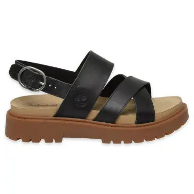 Timberland Tb0A61Tr Clairemont Way Backstrap Sandal Siyah Kadın Sandalet - 2