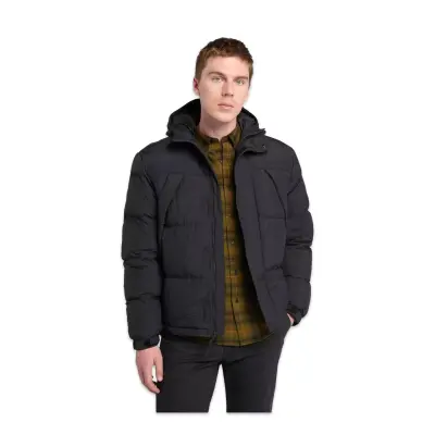 Timberland Tb0A6267 Durable Suya Dirençli Puffer Jacket Siyah Erkek Mont 