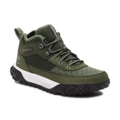 Timberland Tb0A67Rm Greenstride Motion 6 Mid Lace Up Sneaker Haki Unisex Ayakkabı - 1