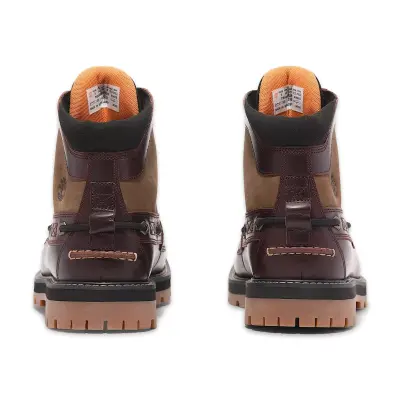 Timberland Tb0A697H Britton Road Mid Lace Up Boot Bordo Erkek Bot - 4