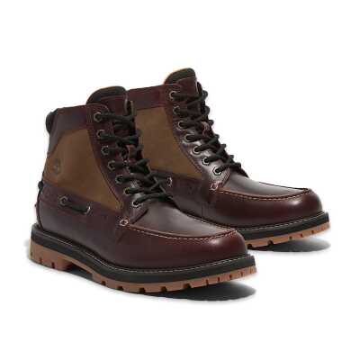 Timberland Tb0A697H Britton Road Mid Lace Up Boot Bordo Erkek Bot - 2
