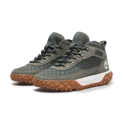 Timberland Tb0A6A98 Greenstride Motion 6 Mid Lace Up Sneaker Gri Erkek Ayakkabı - Timberland (1)