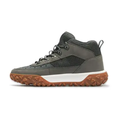 Timberland Tb0A6A98 Greenstride Motion 6 Mid Lace Up Sneaker Gri Erkek Ayakkabı - 3