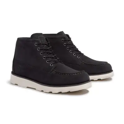 Timberland Tb0A6Cep Britton Mills Mid Lace Up Chukka Boot Süet Siyah Erkek Bot - 1