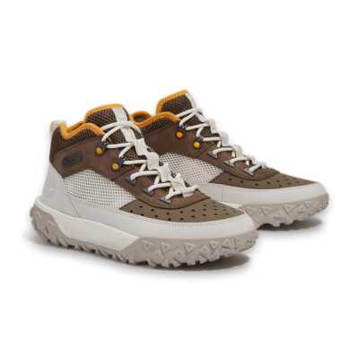 Timberland Tb0A6Cw1 Greenstride Motion 6 Mid Lace Up Sneaker Kahve-Beyaz Erkek Ayakkabı - 2