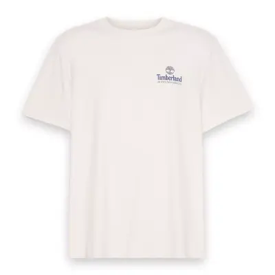 Timberland Tb0A6Dg5 Illustrated Tree Logo Back Graphic Tee Beyaz Erkek T-Shirt - 5