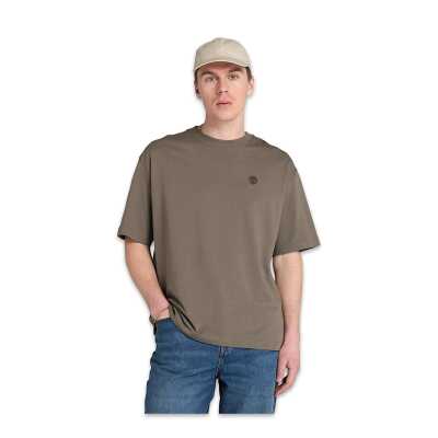 Timberland Tb0A6Gh3 Dunstan River Sleeve Tee Kahverengi Erkek T-Shirt 