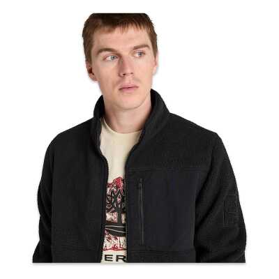 Timberland Tb0A6Hkf High Pile Fleece Jacket Siyah Erkek Mont - 4