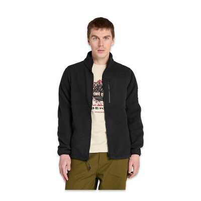Timberland Tb0A6Hkf High Pile Fleece Jacket Siyah Erkek Mont - Timberland