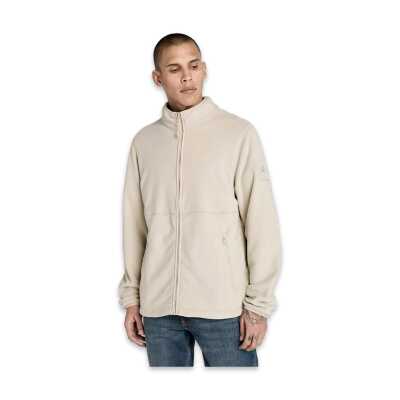 Timberland Tb0A6Hm3 Full Zip Polar Fleece Jacket Bej Erkek Mont 