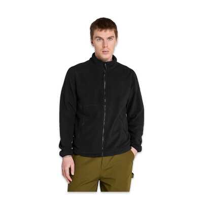 Timberland Tb0A6Hm3 Full Zip Polar Fleece Jacket Siyah Erkek Mont - 1