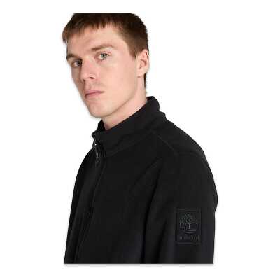 Timberland Tb0A6Hm3 Full Zip Polar Fleece Jacket Siyah Erkek Mont - 4