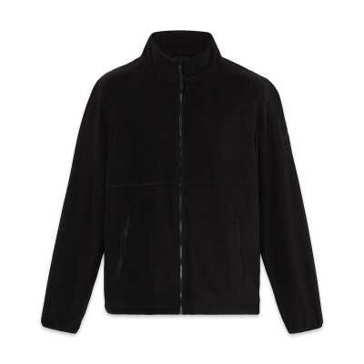 Timberland Tb0A6Hm3 Full Zip Polar Fleece Jacket Siyah Erkek Mont - 5