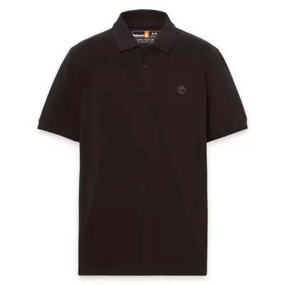 Timberland Tb0A6Vdp Millers River Pique Sleeve Polo Siyah Erkek T-Shirt - 5