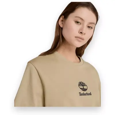Timberland Tb0A6Wwt Print Stack Logo Sleeve Tee Sarı Erkek T-Shirt - 3
