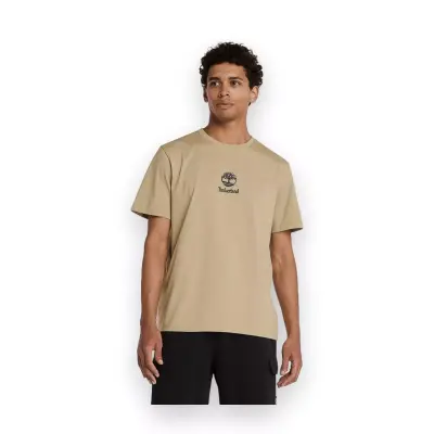 Timberland Tb0A6Wwt Print Stack Logo Sleeve Tee Sarı Erkek T-Shirt - 4