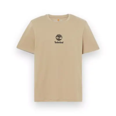 Timberland Tb0A6Wwt Print Stack Logo Sleeve Tee Sarı Erkek T-Shirt - 5