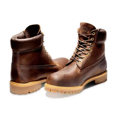 Timberland Tb127097 Timberland Premium 6 Inch Lace Up Waterproof Kahverengi Erkek Bot - 4