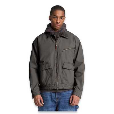 Timberland Tbc0Yh7F Strafford Canvas Jacket Siyah Erkek Mont - Timberland