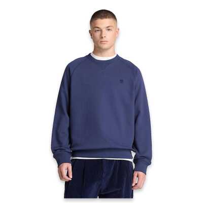 Timberland Tbc0Yhba Exeter River Lb Crew Sweat Mavi Erkek Sweatshirt - Timberland