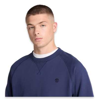 Timberland Tbc0Yhba Exeter River Lb Crew Sweat Mavi Erkek Sweatshirt - 3