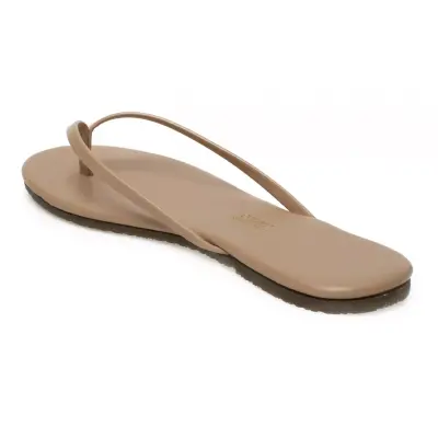 Tkees Tk-2011 Klasik Parmak Arası Krem Kadın Terlik - 4