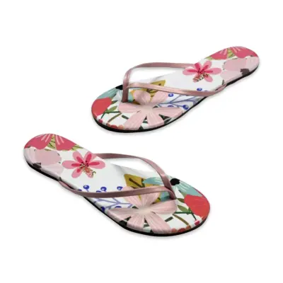 Tkees Tk-2023 Parmak Arası Çok Renkli Kadın Terlik - 2