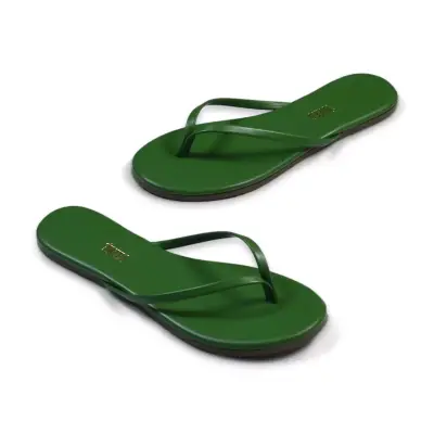 Tkees Tk-2023 Parmak Arası Yeşil Kadın Terlik - 2