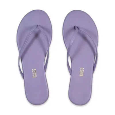 Tkees Tk-2023 Parmak Arası Lila Kadın Terlik 