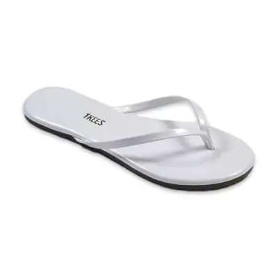 Tkees Tk-2023 Parmak Arası Beyaz Kadın Terlik - 3