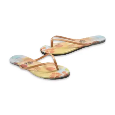 Tkees Tk-2023 Parmak Arası Sarı Kadın Terlik - 2