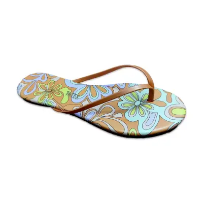 Tkees Tk-2023 Parmak Arası Turuncu Kadın Terlik - 3