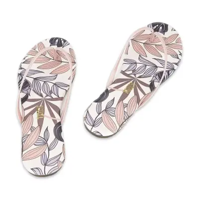 Tkees Tk-2023 Parmak Arası Gül Kurusu Kadın Terlik - 4