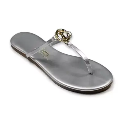 Tkees Tk-2112 Klasik Tokali Parmak Arası Gümüş Kadın Terlik - 4