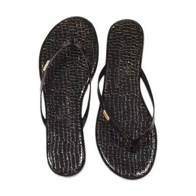 Tkees Tk-2250 Klasik Parmak Arası Siyah Kadın Terlik 