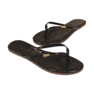 Tkees Tk-2250 Klasik Parmak Arası Siyah Kadın Terlik - TKEES (1)