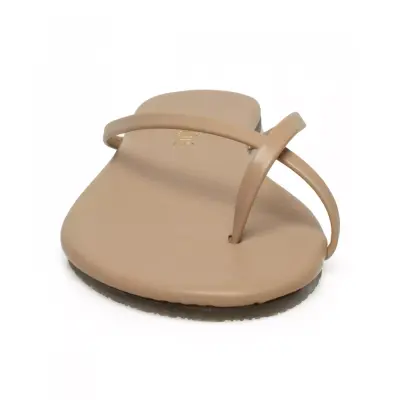 Tkees Tk-3001Z Parmak Arali Krem Kadın Terlik - 3