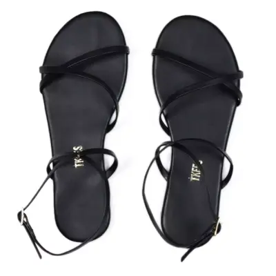 Tkees Tk-8006Z Siyah Kadın Sandalet - 3