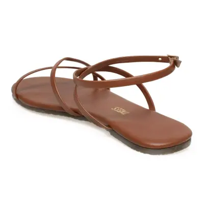 Tkees Tk-8006Z Taba Kadın Sandalet - 4