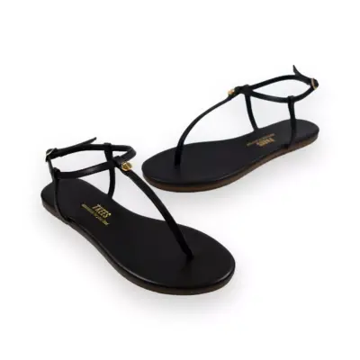 Tkees Tk-8014 Tokali Siyah Kadın Sandalet - TKEES (1)