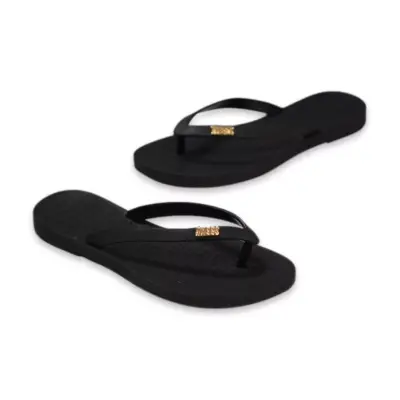 Tkees Tk-P201 Parmak Arası Plaj Siyah Kadın Terlik - 2