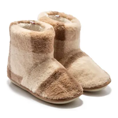 Twigy Aa0001 Z Tw Agata Ev Kahverengi Kadın Panduf - Twigy (1)