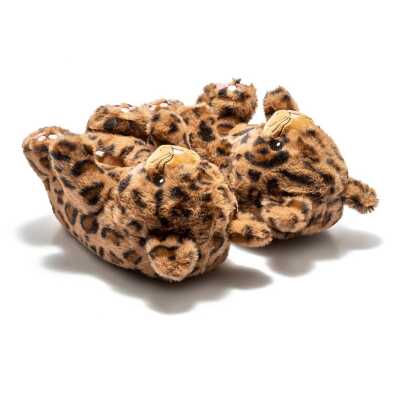 Twigy Cc0605 Tw Pako Leopar Kahverengi Kadın Panduf - Twigy