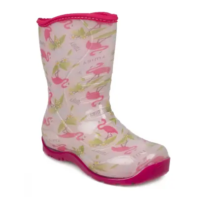 Twigy Nn0607 Yağmur Fuşya Çocuk Çizme 