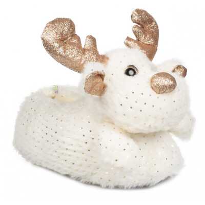 Twigy TT0754 Z TW Geyik Star Beyaz Kadın Panduf - Twigy