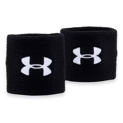 Under Armour 1276991 Ua Wristbands Siyah Unisex Spor Malzemeleri - 1